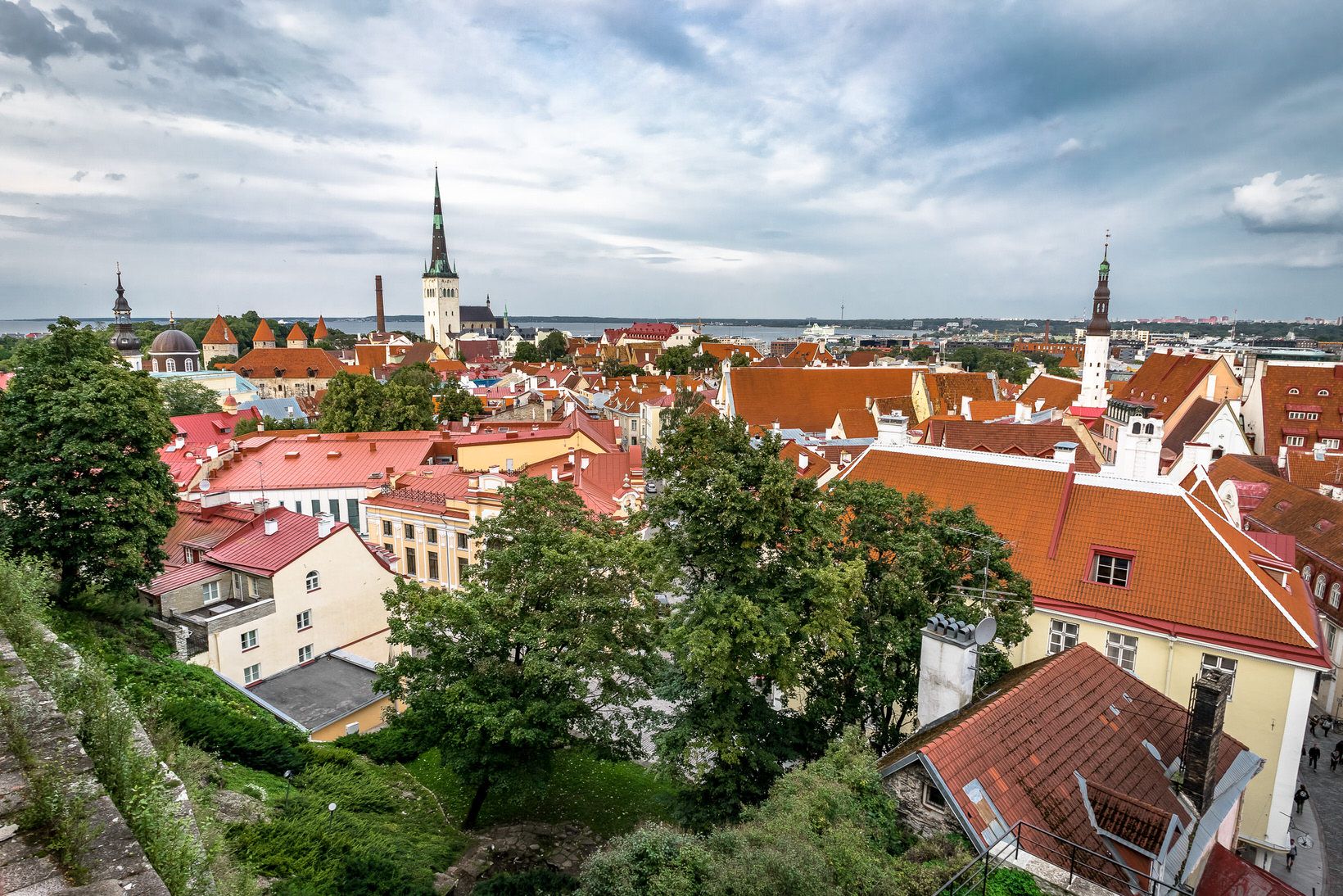 Vista panoramica su Tallinn