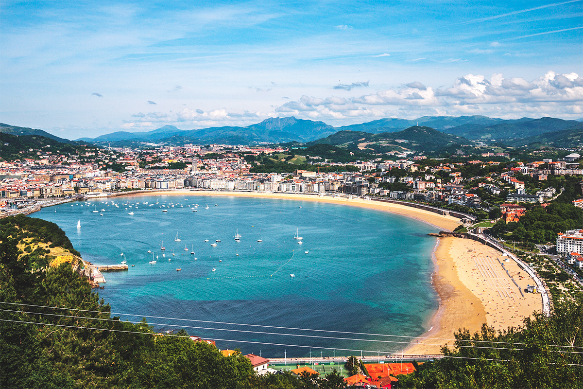 Rilassatevi semplicemente a San Sebastian.